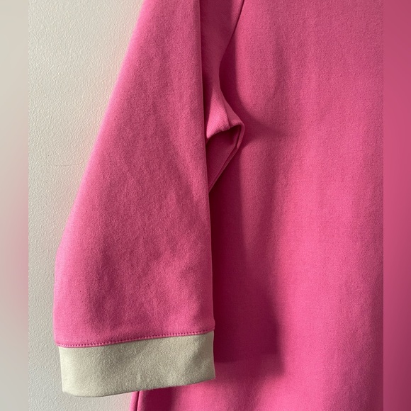 Liz Claiborne Pink Elegant Tunic Top Cotton Blend Size Large - Picture 4 of 7